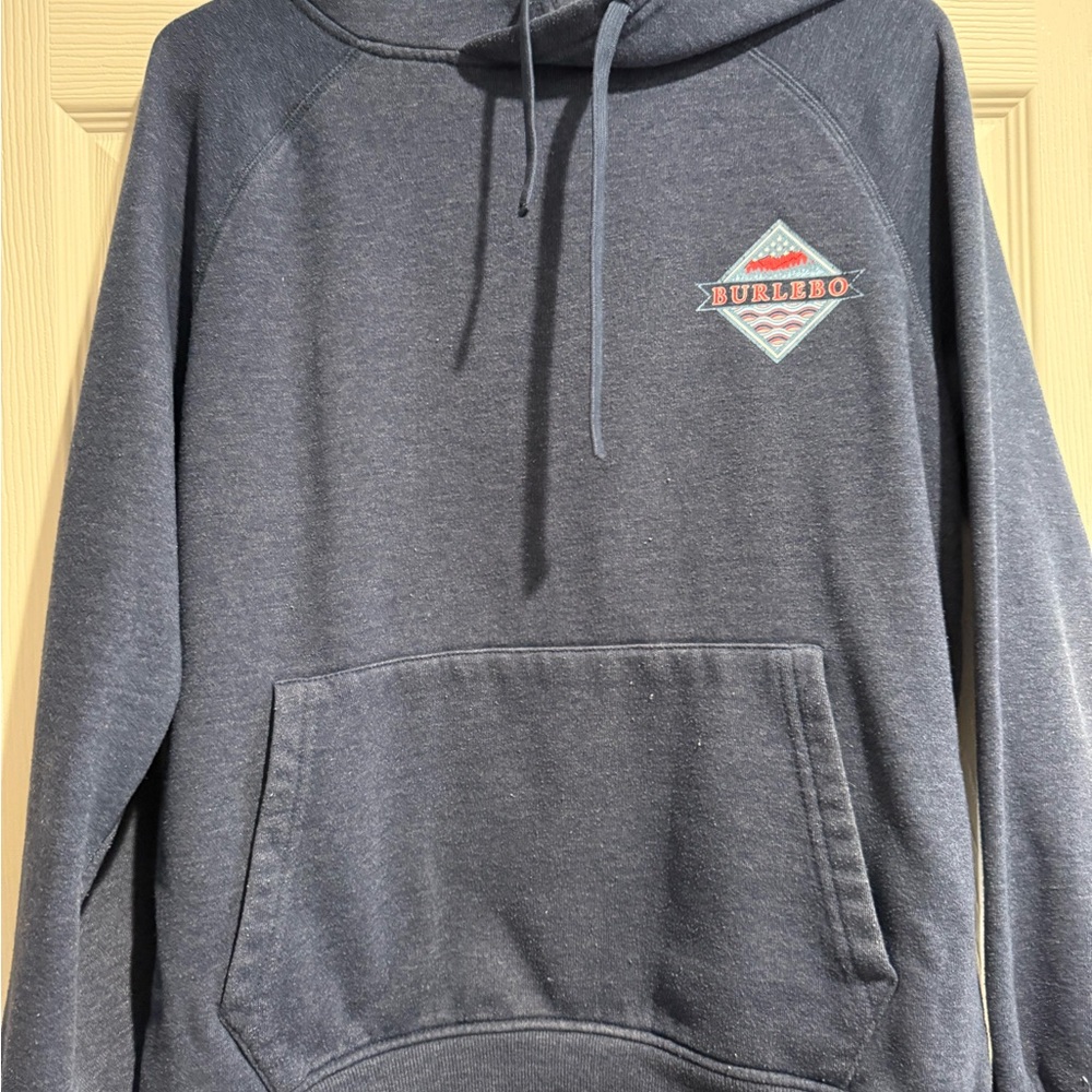 BURLEBO Blue Sweatshirt Casual Comfort